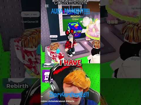 MAX AURA MOMENTS BY KREEKCRAFT!! #shorts #kreekcraft #roblox #stealabrainrot #aura #fyp #viral