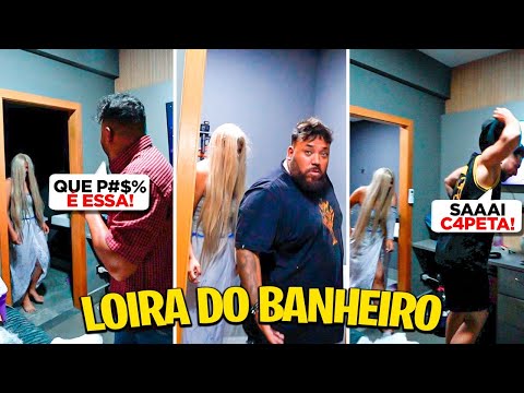 ME VESTI DE LOIRA DO BANHEIRO E ASSUSTEI TODOS MEUS AMIGOS