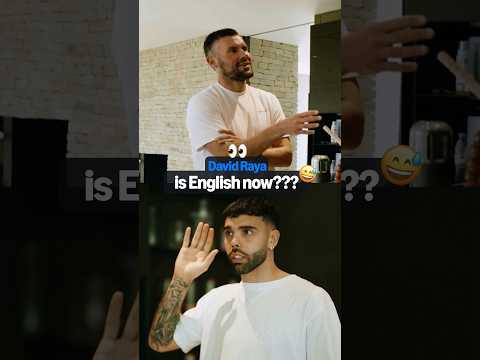 David <strong>Raya</strong> is more ENGLISH than Spanish? 😅👀 #davidraya #arsenal #afc #coyg #premierleague