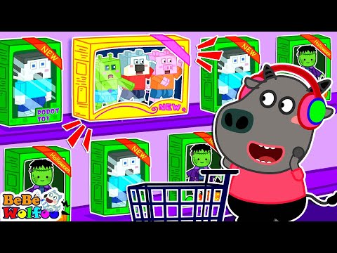 BebeWolfoo | Pando is turned into a Minecraft doll | Historias infantiles de Pando sobre juguetes