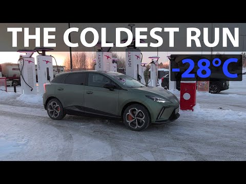 MG4 XPower 1000 km challenge in extreme cold weather