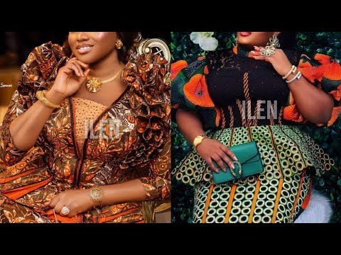 Lovely Ankara Dresses With Beautiful Designs Bubu Ankara Kaftan Gown Styles |Adorable Lace Styles