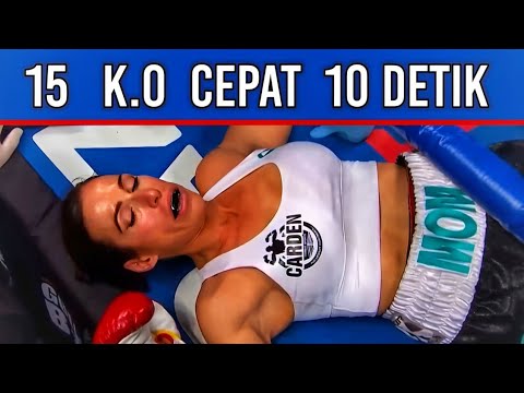 10 Detik 🥊🥊 15  K'O CEPAT DAN Dahsyat