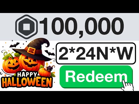 *NEW* HALLOWEEN ROBLOX PROMO CODE GIVES FREE ROBUX (Roblox October 2024)