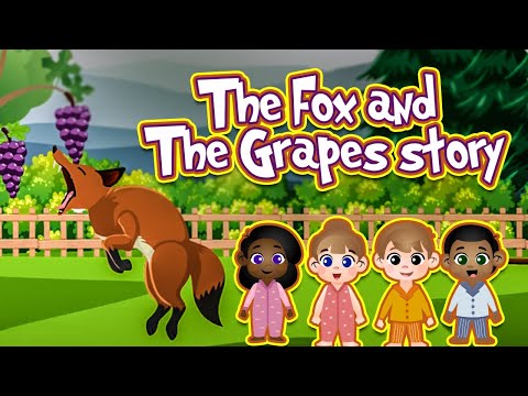 The Fox and The Grapes Stories | Bedtime Story for Kids | Learn with Fun | TheLearningApps.com