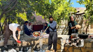 🏡 Village Life in IRAN! A Beautiful Day of Traditional Village Cooking