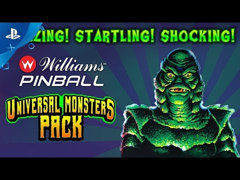 Williams Pinball - Universal Monster Pack Trailer | PS4