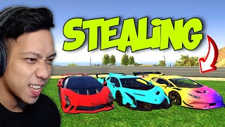 Stealing Animated "LAMBORGHINI" Supercar from CAR MEET in GTA 5 RP (Eric X Katalina) part 3