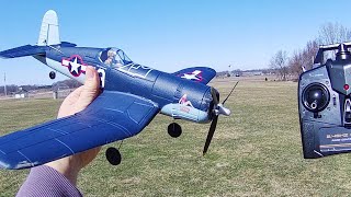 EXHOBBY/Volantex 500mm F4U Corsair RTF Airplane Flight Test Review