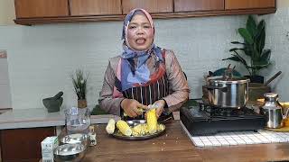 Bubur jagung menu santai waktu petang