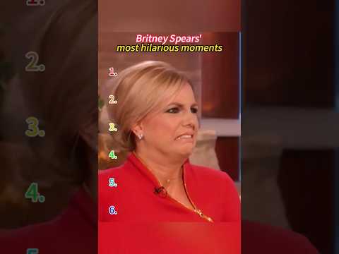 Britney Spears' most hilarious moments#BritneySpears#celebrity#usa#funny