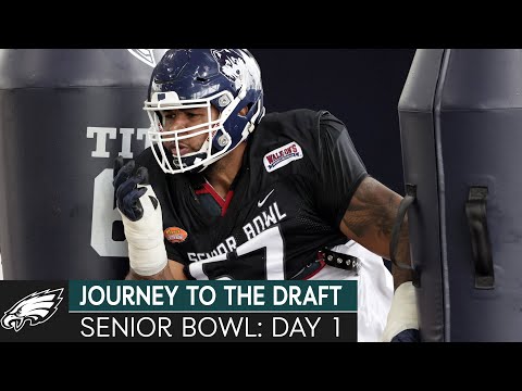 Senior Bowl Day 1 Recap | Journey to the Draft video clip