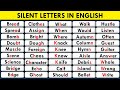 Silent Letters in English Words