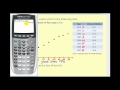 Linear Regression with TI84