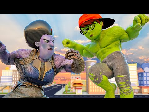 Nick Hulk VS Miss T Monster |  Scary Teacher Unicorn 2025