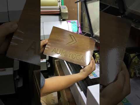 After scanning wood #woodworking #lasercutting