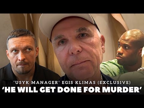 ‘IF USYK FIGHTS HIM HE WILL GET DONE FOR MURDER’ MANAGER EGIS KLIMAS REVEALS NEXT MOVE | DUBOIS KO
