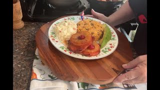 CHULETAS AHUMADAS CON SALSA DE PIÑA 🍍y CHERRIES 🍒🇵🇷