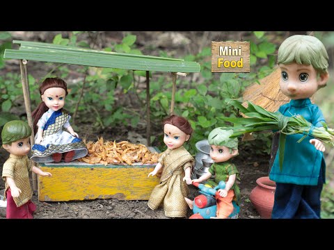 Miniature Egg Dry Fish Cooking | Village Recipe | Tiny Cooking | Mini Food Cooking