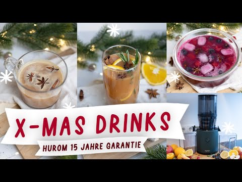 3 weihnachtliche Drinks | festliche Getränke für die Weihnachtszeit | TRYTRYTRY