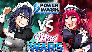 【Powerwash Simulator】WASHING SpeedRun versus @OuroKronii ✨