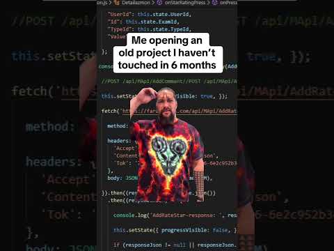 Me vs. My Past Self’s Code