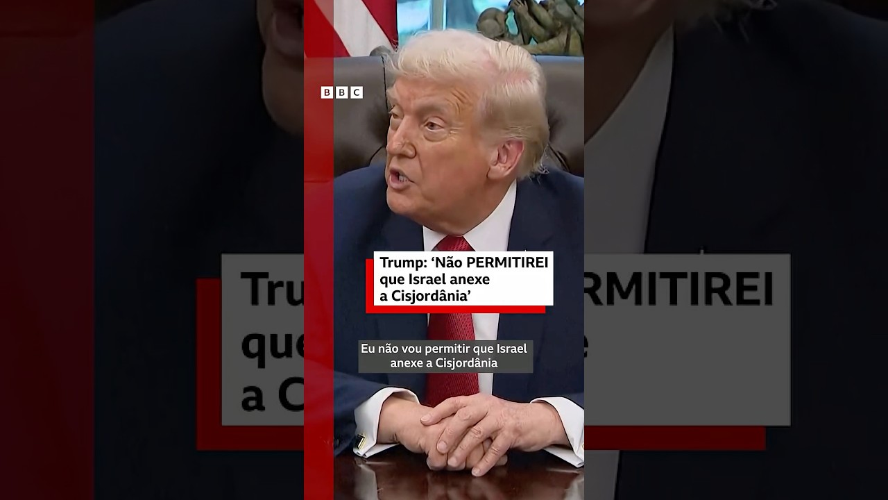 Trump Não permitirei que Israel anexe a Cisjordânia