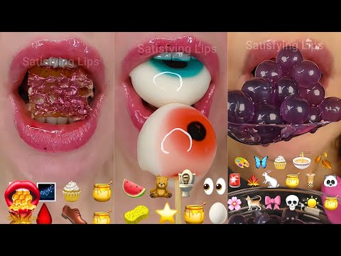 1 HOUR FOR SLEEP STUDY RELAXING Satisfying ASMR Mouth Sounds 먹방