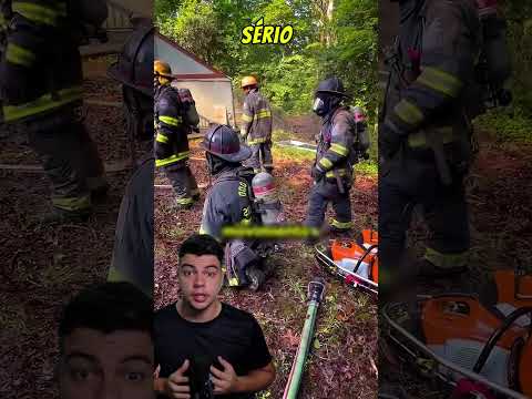 Esses bombeiros tem que ficar dançando durante o dia inteiro #bombeiro #curiosidades
