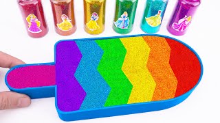Satisfying Video 🌈 How To Make Rainbow Cream Bathtub with Glitter Slime Cutting ASMR