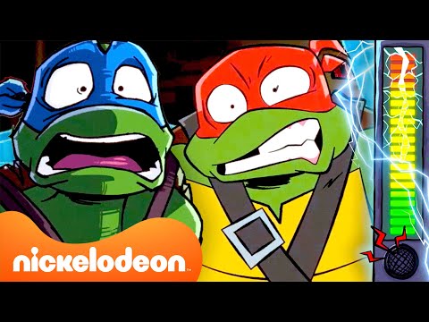 ¡Momentos más RUIDOSOS y CAÍDAS! 🗣️🔊 con medidor de volumen | Nickelodeon en Español