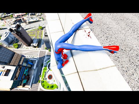 GTA 5 Spider-Man Ragdolls Compilation 119 (Funny Video)