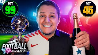 Virei JOGADOR e Destruí meu POTENCIAL! 💀🏆 Football Life Simulator"