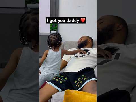 A toddler protected her dad #funny #toddlerfun #funnyshorts #comedyvideos #comedy #shorts