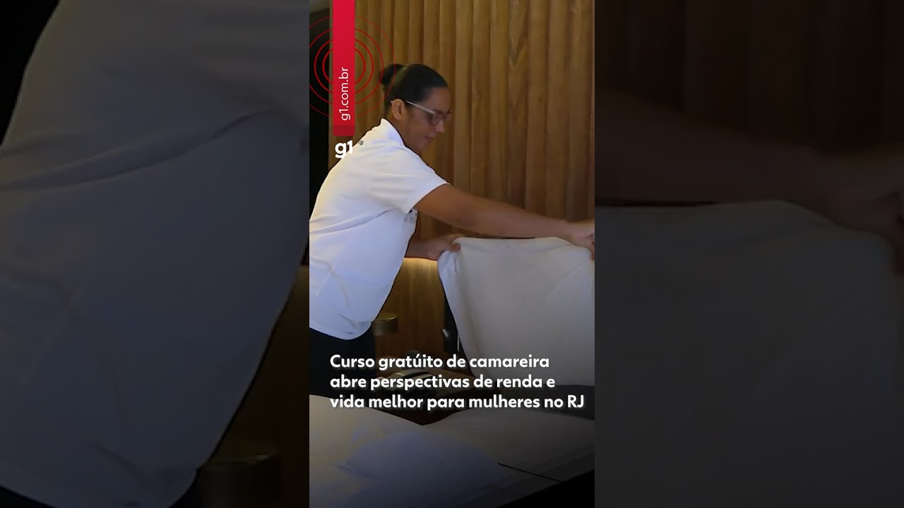 Globo Comunidade mostra curso de camareira que ajuda a empoderar a autoestima das alunas shorts
