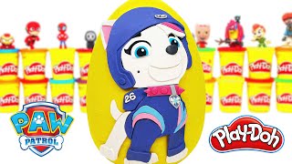 Huevo Sorpresa Gigante de Paw Patrol Roxi en Español Latino de Plastilina Play Doh
