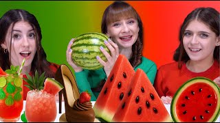 Watermelon Cocktail ASMR: The Ultimate Gummy Food Challenge!