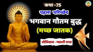 भगवान गौतम बुद्ध मच्छ जातक कथा | भगवान बुद्ध जातक कथाएं | जातक कथाएं! | कथा नं. 75 | Buddha Amrit