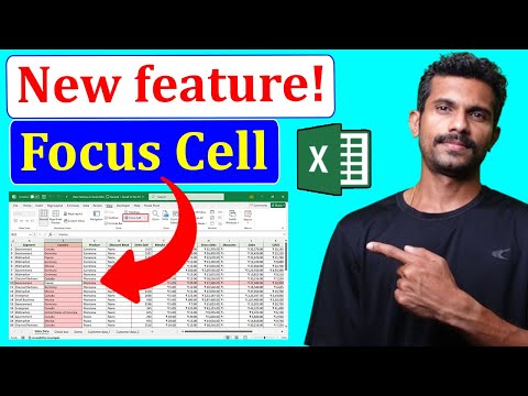 Focus Cell | Highlight Active Row and Column in Excel