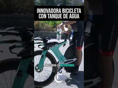 ??Bicicleta con Tanque de Agua #ingenieria #ciclismo #tecnologia #sabiasque #curiosidades #bicicleta