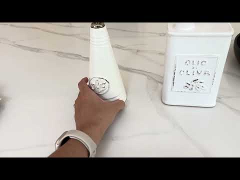 Review: Vietri Lastra White Olive Oil Bottle, 8oz Stoneware Pourer