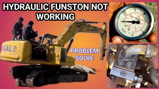 Hydraulic Funston not Working in Komatsu pc-210 ii Mechanic Gyan