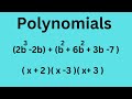 Polynomial Operations and Properties