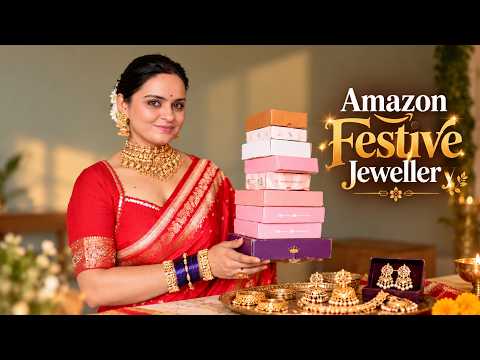 FESTIVE JEWELLERY HAUL | AMAZON FESTIVE SALE