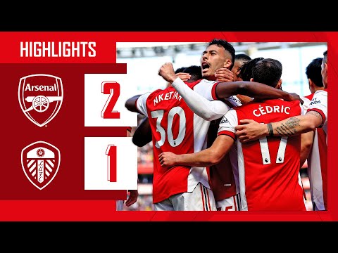 HIGHLIGHTS | Arsenal vs Leeds United (2-1) | Premier League | Eddie Nketiah at the double!