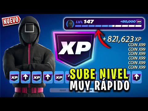 SUBIR DE NIVEL RÁPIDO EN FORTNITE 😱 EL MEJOR MAPA XP 🚀 +800.000 XP