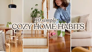10 Ways to Turn Your Home Into a COZY Retreat | Simple, Intentional Living 🏡