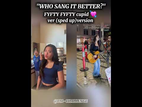 FYFTY FYFTY cupid 💘 ver (sped up)version #duet #singing #shorts #viral