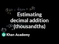 Estimation and Rounding Concepts