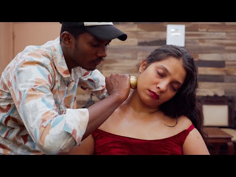 ASMR Kansa Shoulder Massage for Relaxation | Indian Massage